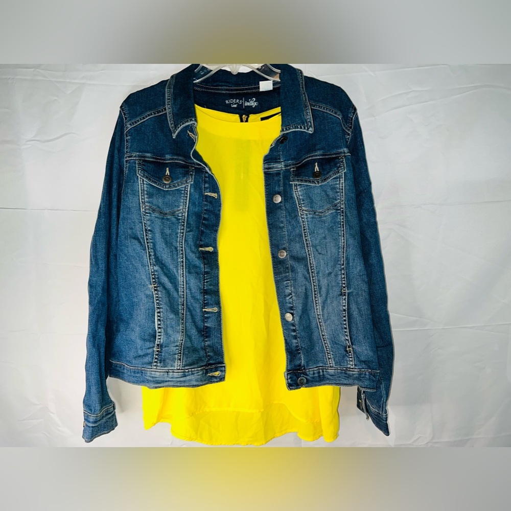 Yellow atmosphere blouse